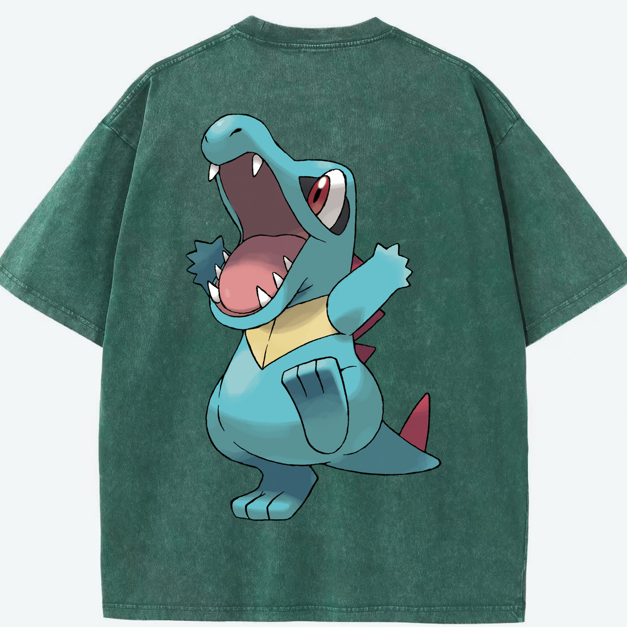 （画像用） ポケットモンスター Pokémon 綿100% ヴィンテージ風 半袖Tシャツ（背面プリント）